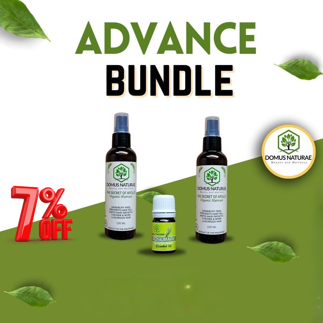 4-Week Organic Hair Growth & Scalp Treatment Advance Kit