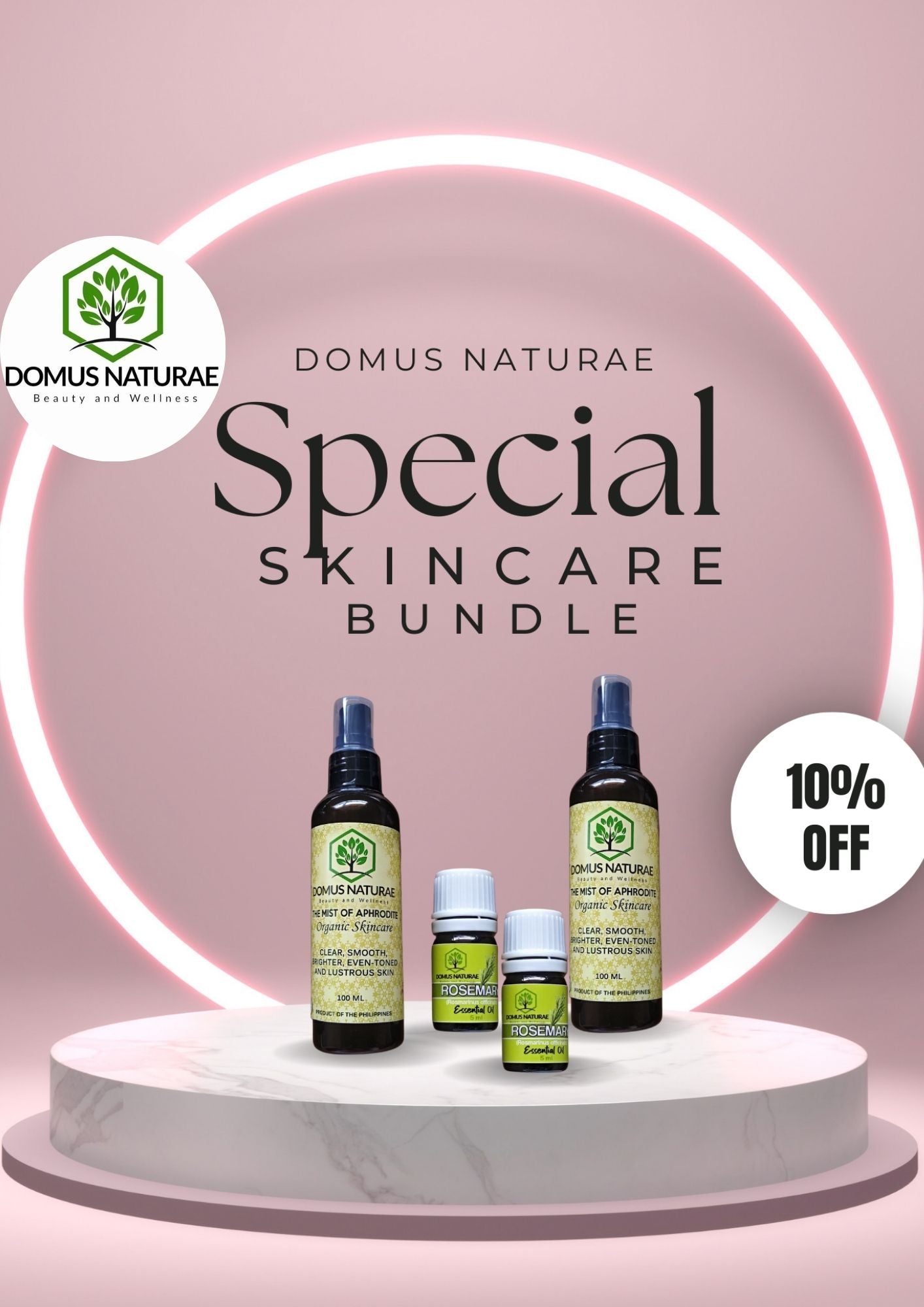 Special Skincare Bundle – 100% Organic Skin Nourishment Kit