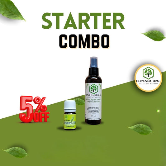 2-Week Starter Organic Hair Growth And Scalp Treatment Combo